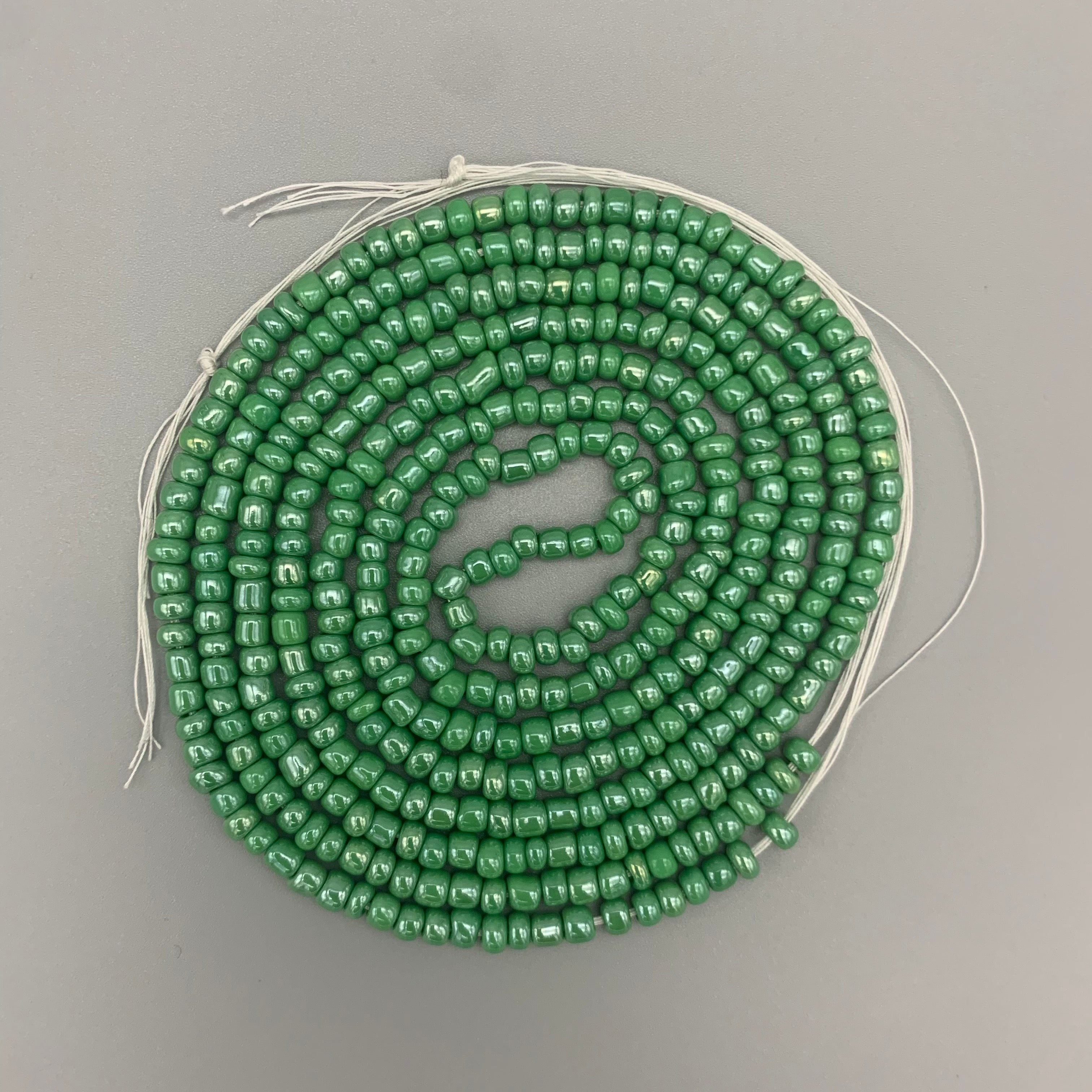 Green Waist Beads (METALLIC)