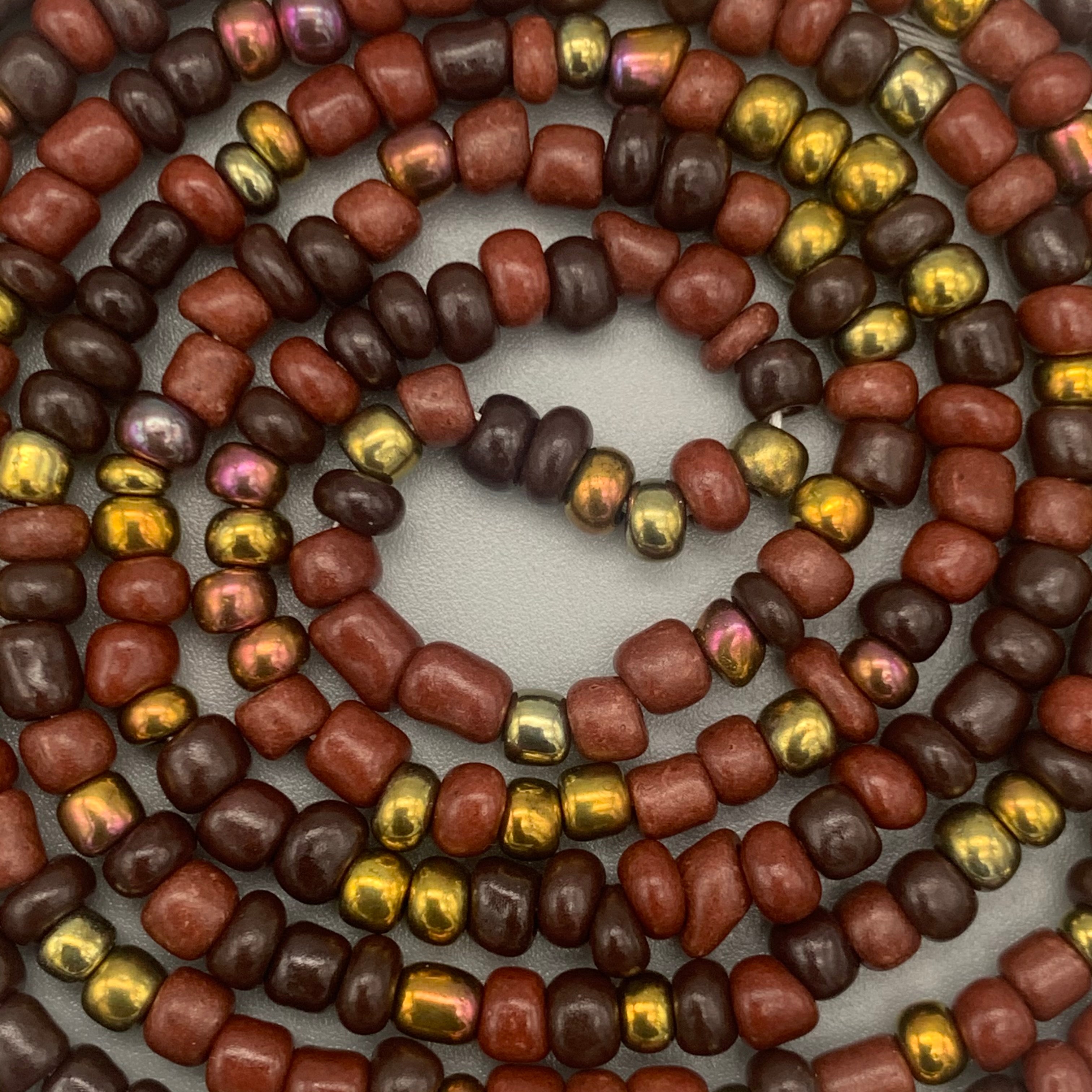 Browns & Golds Waist Beads