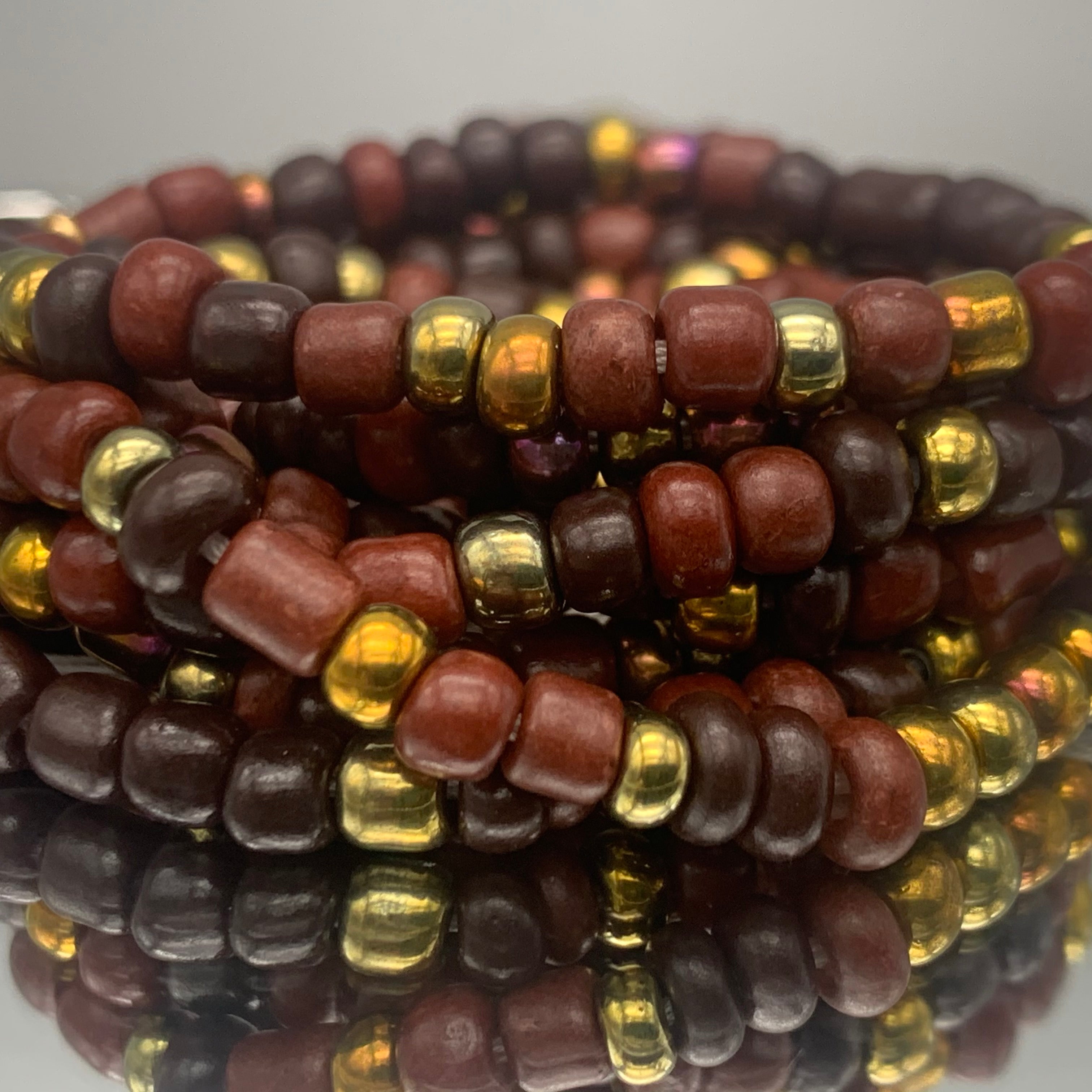 Browns & Golds Waist Beads