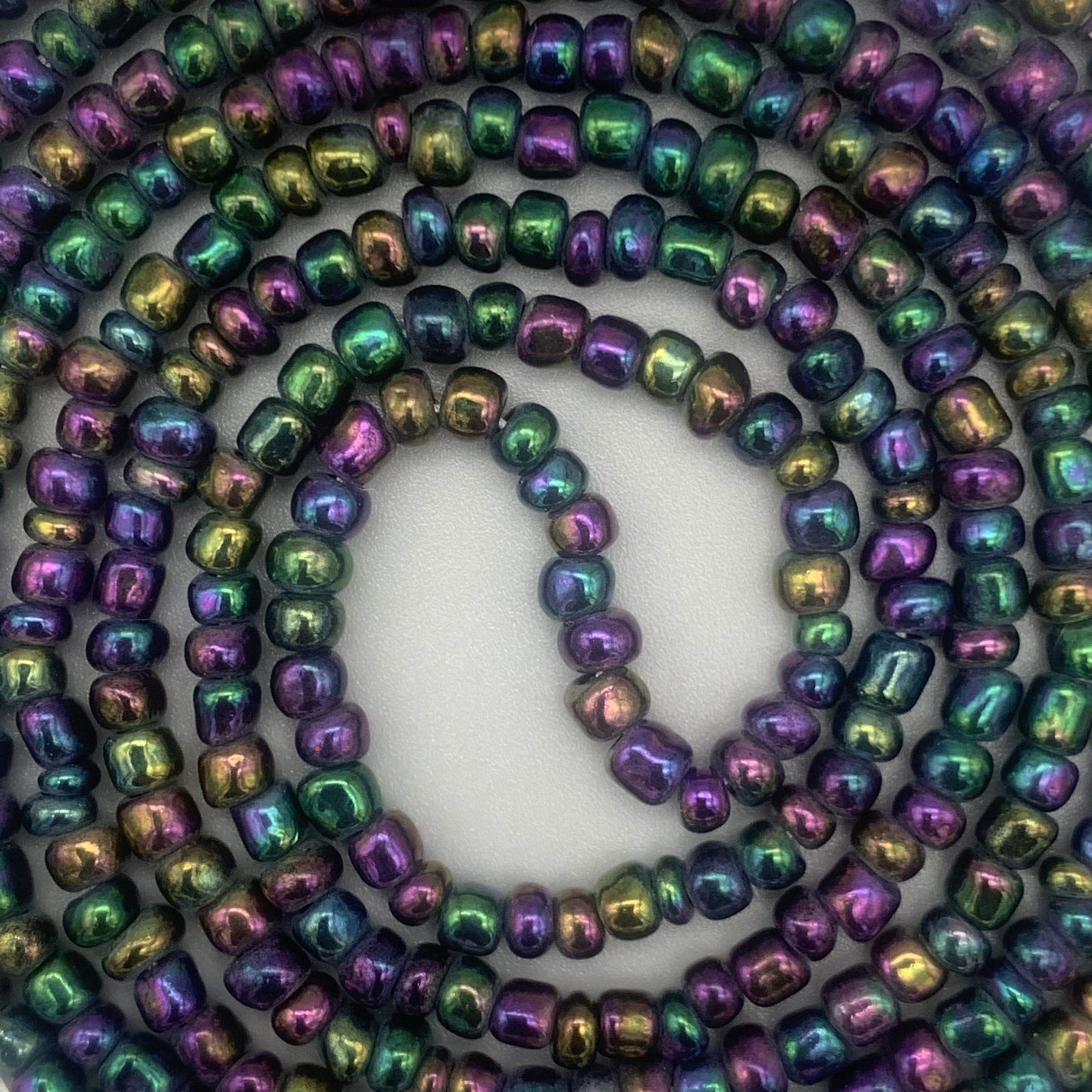 Metallic Multi- Color Waist Beads