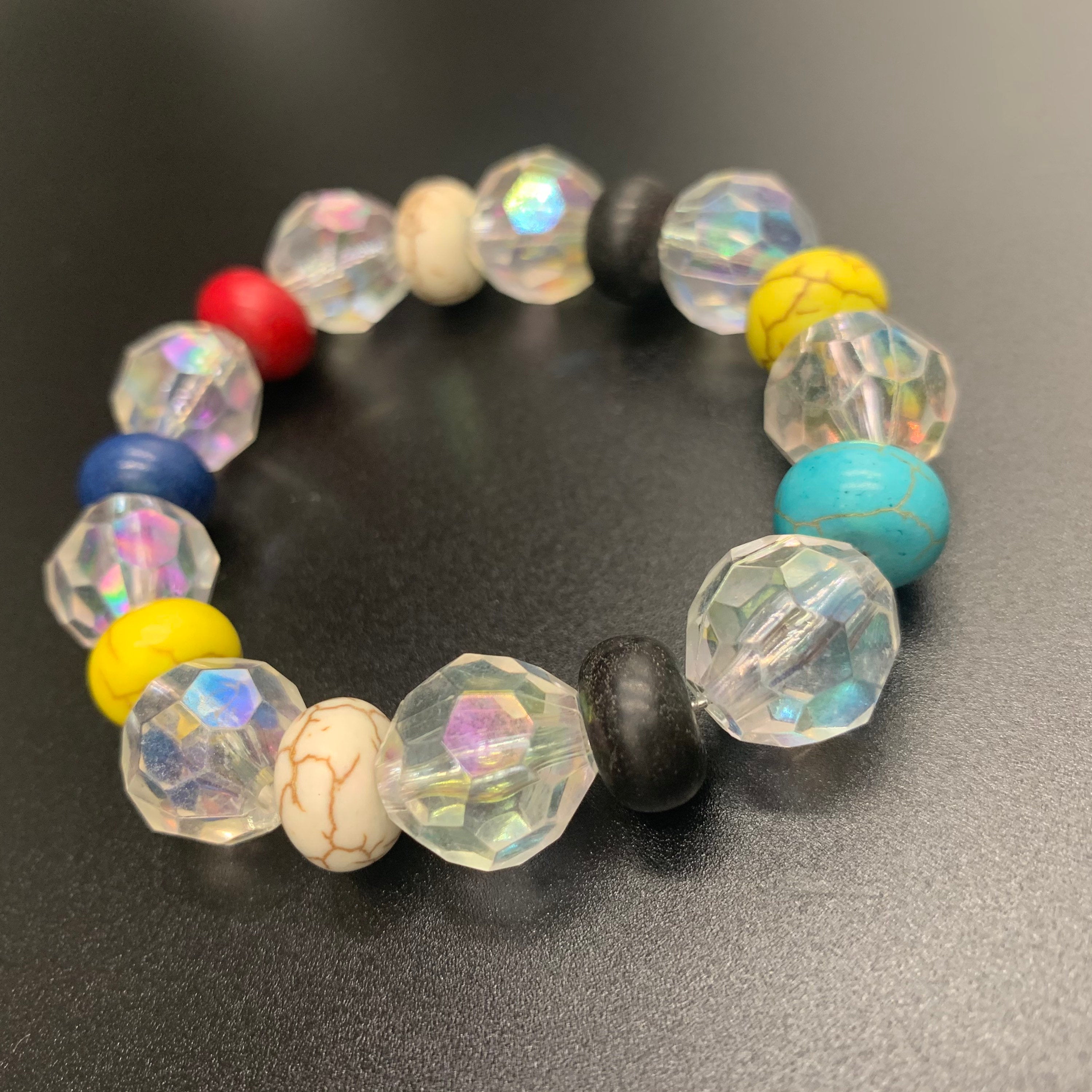 Colorful Rock Bracelets (clear set)
