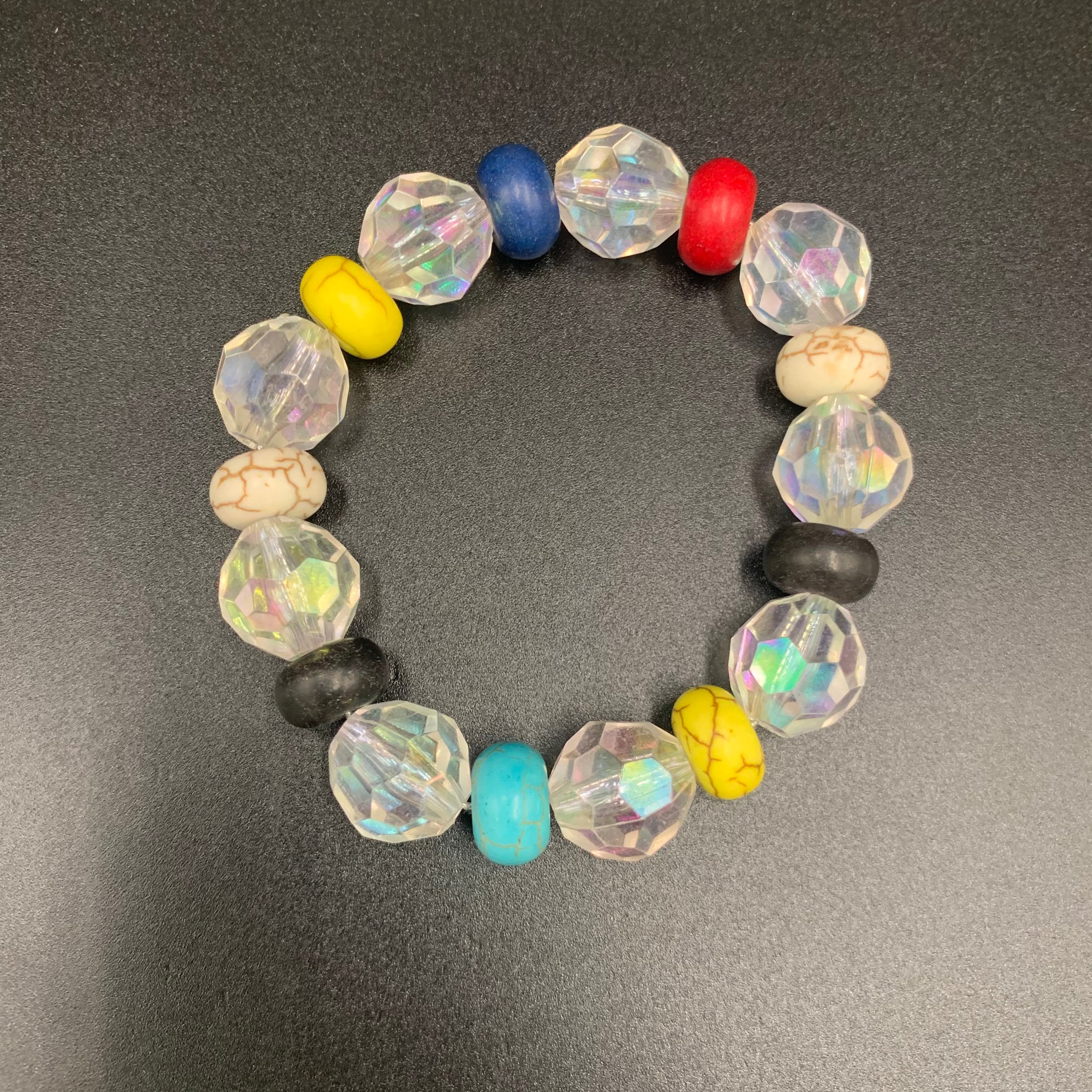 Colorful Rock Bracelets (clear set)