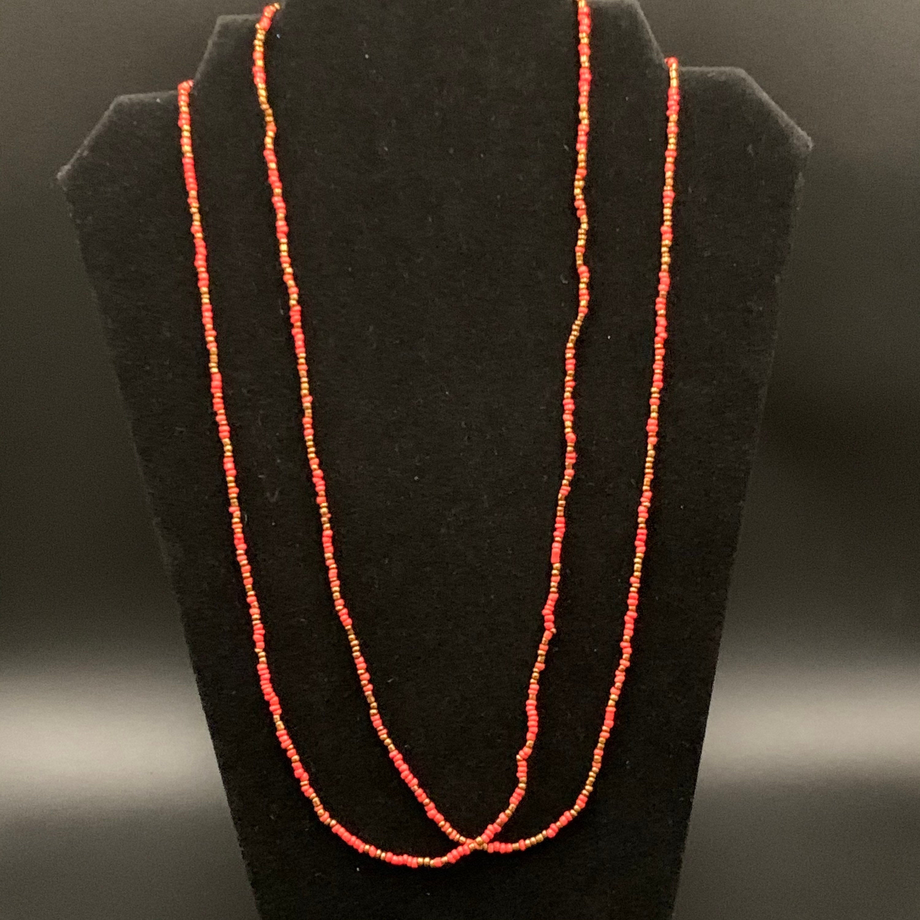 Red & Copper Necklace