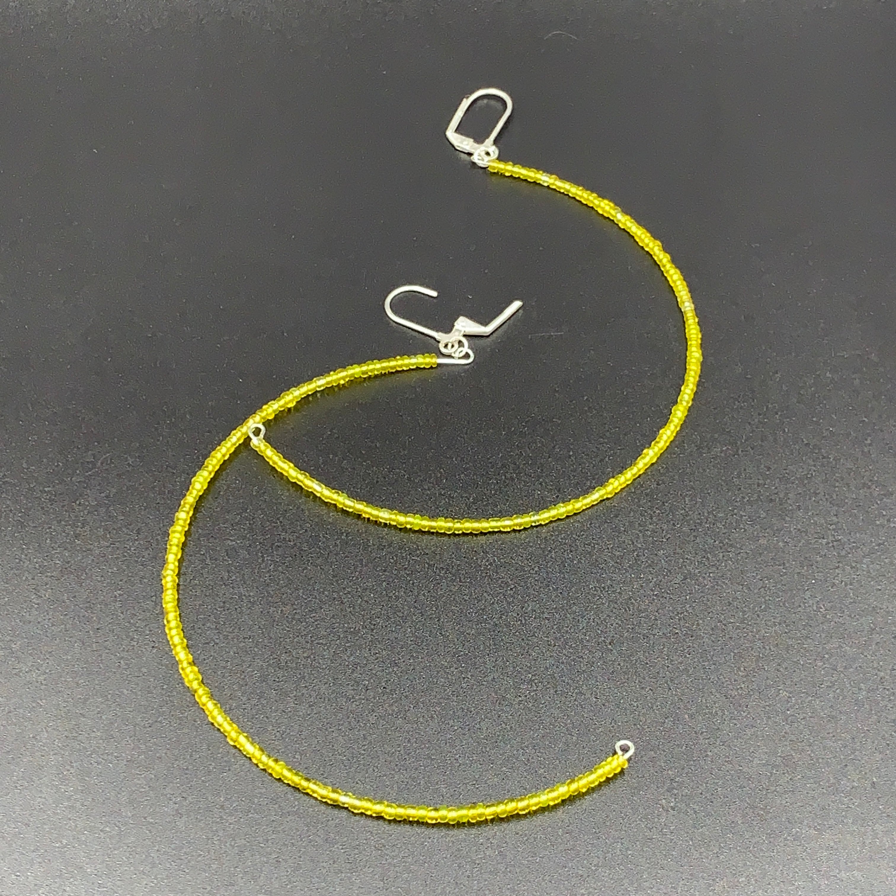 Crescent Hoops: Large Yellow