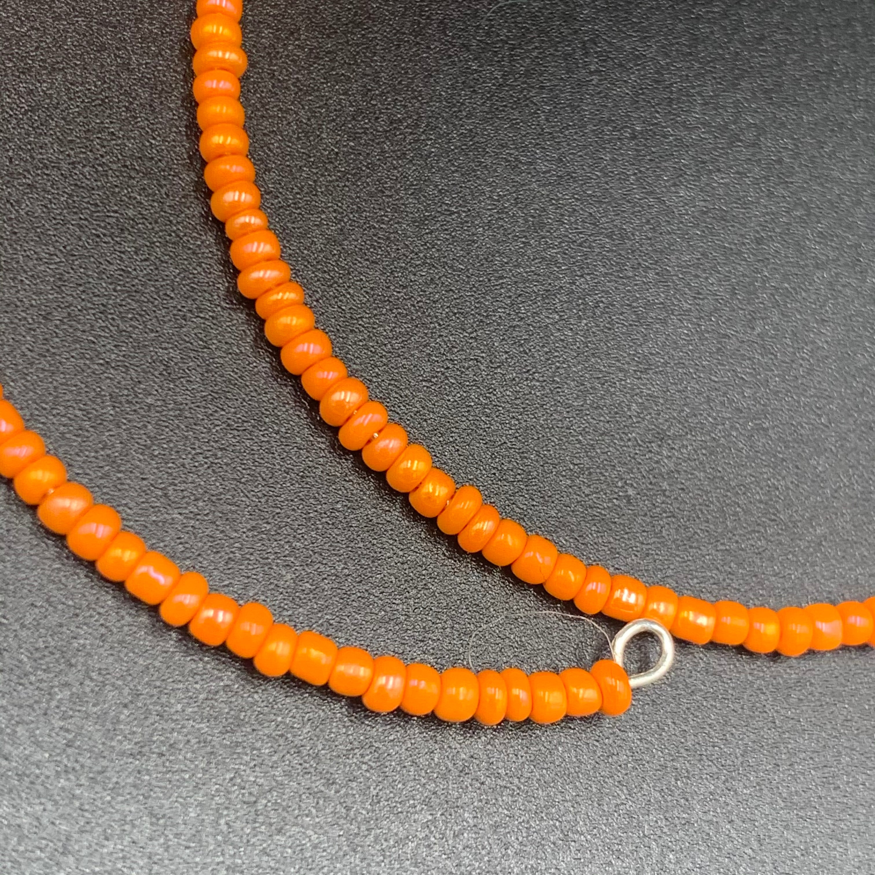 Crescent Hoops: Small Orange