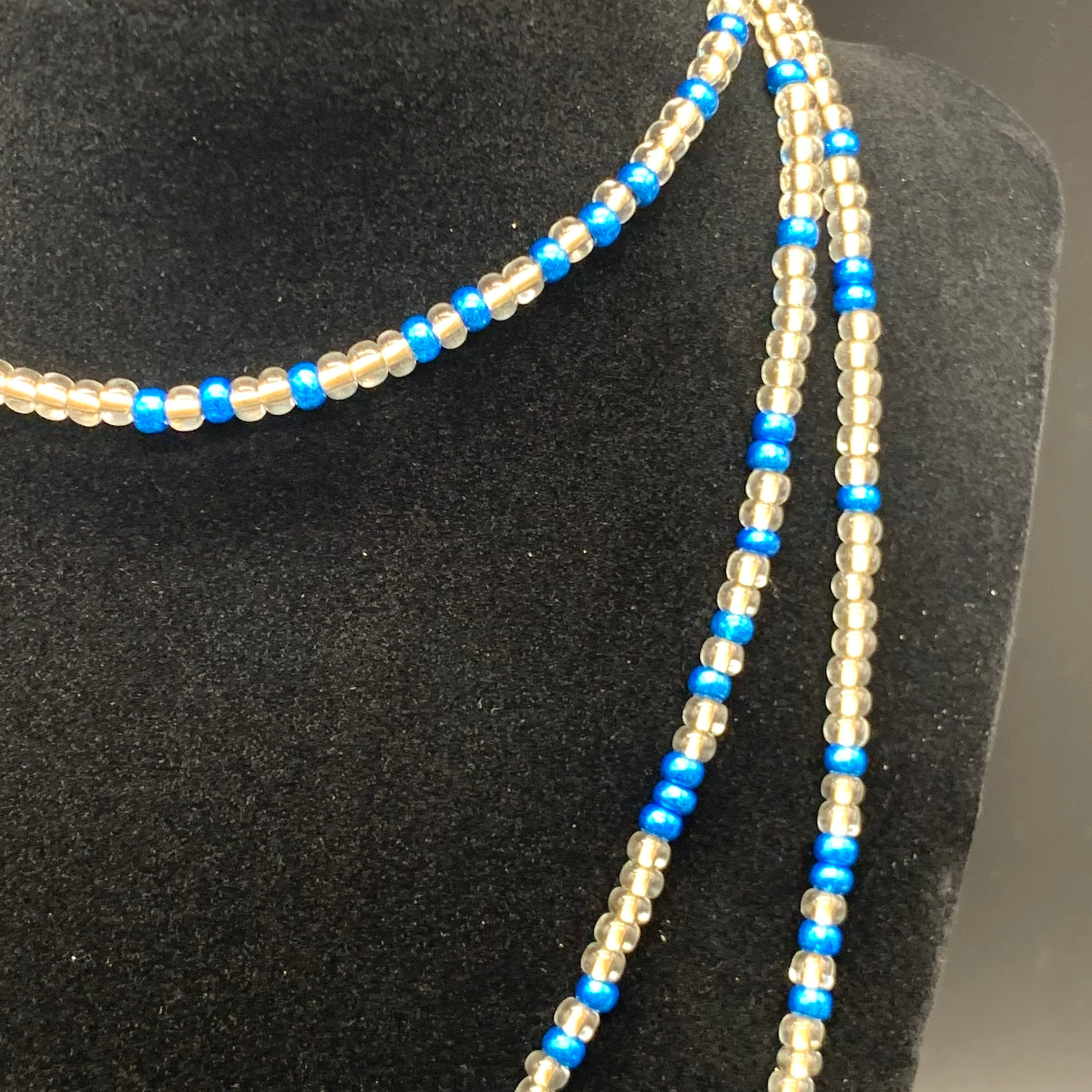 Blue & Beige Necklace