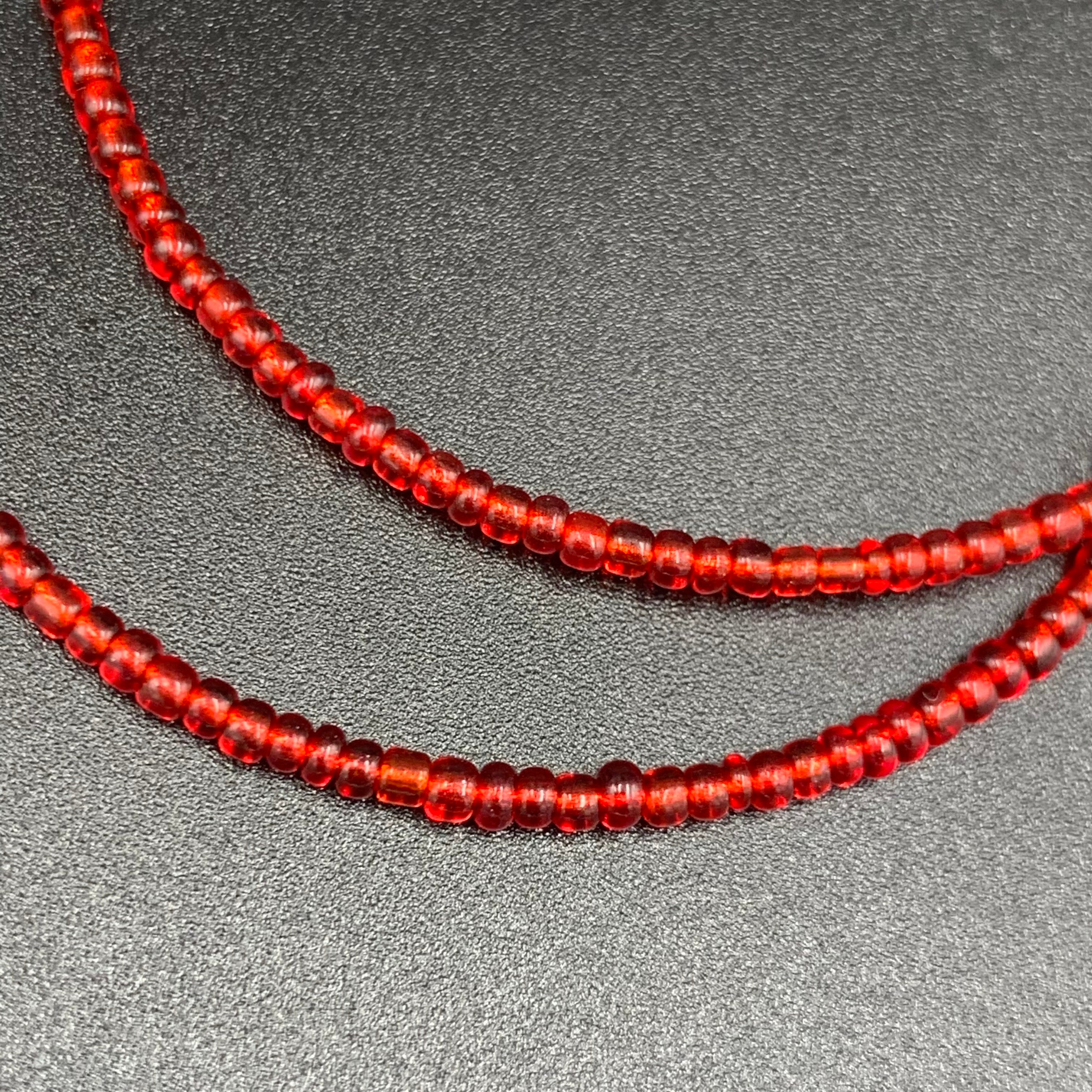 Crescent Hoops: Small Red