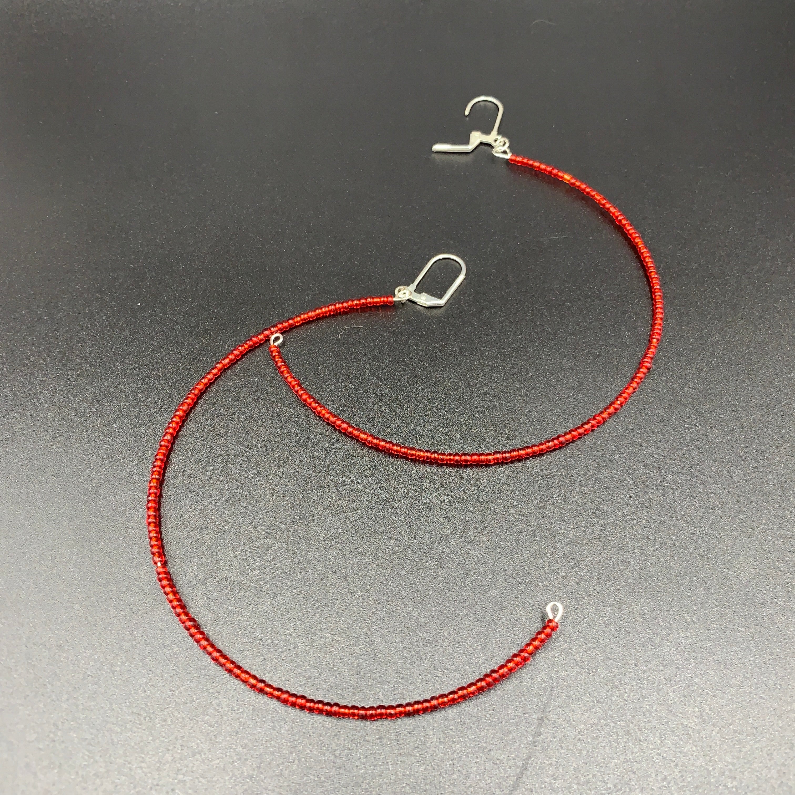 Crescent Hoop: Large Red